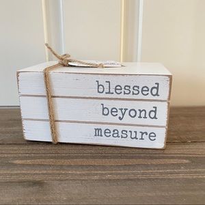 Quill To Paper BLESSED BEYOND MEASURE Faux Books